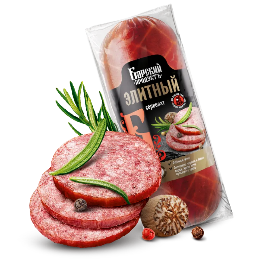 Купить сервелат по низкой цене от производителя | Барский продуктъ